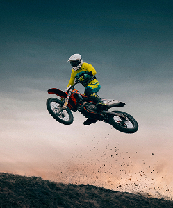 A motocross rider, representing Motocross Insurance.